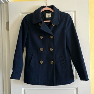 Navy blue pea coat by Old Navy. Size extra small.